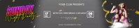 Sunday Night Party Soundcloud-Banner template