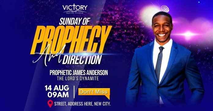 Sunday Prophecy Ad Template | PosterMyWall