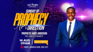 Sunday Prophecy Ad Twitter Post template