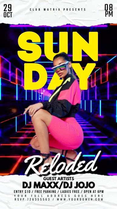 Sunday reloded Template | PosterMyWall