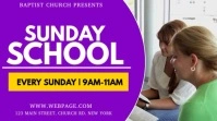 Sunday school, bible study Presentation (16:9) template