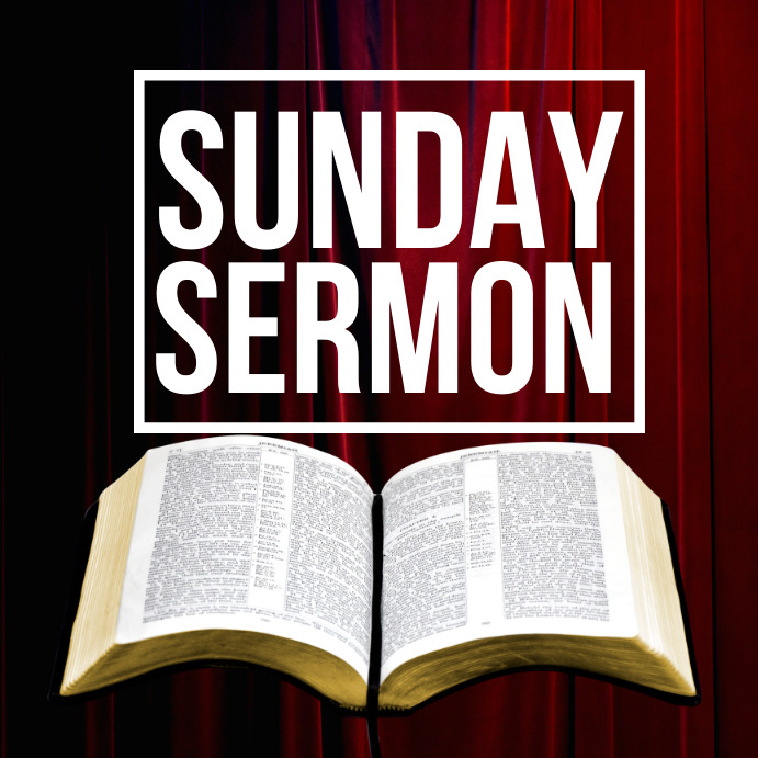 Sunday Sermon Slide Show Template PosterMyWall sunday-sermon-slide-show-template-postermywall