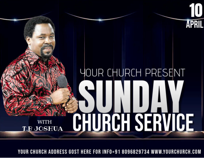 sunday service, church, conference,worship Template | PosterMyWall