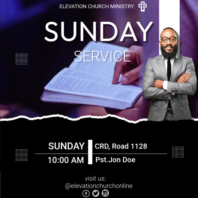 SUNDAY SERVICE (10) Pos Instagram template