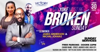 Sunday Service Ad Facebook Shared Image template