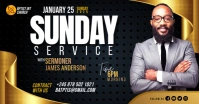 Sunday Service Ad template