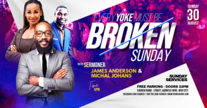 Sunday Service Ad Facebook Shared Image template