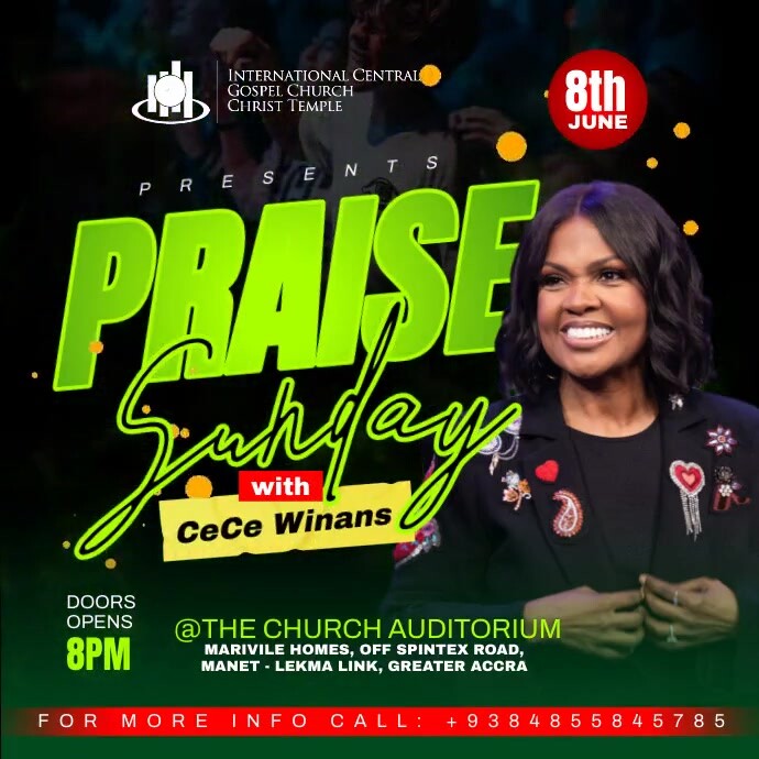 Sunday Service Church Flyer | PosterMyWall