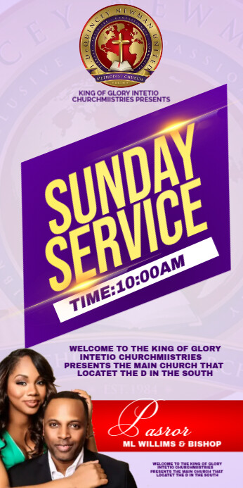 Sunday service Template | PosterMyWall