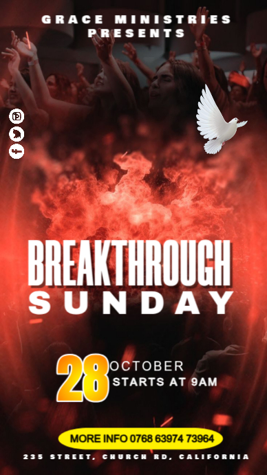 sunday service Template | PosterMyWall