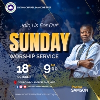 Sunday SERVICE Template | PosterMyWall