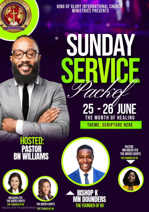 Sunday service Template | PosterMyWall