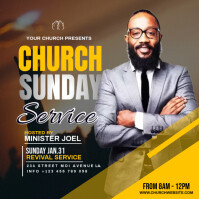 Sunday Service Template | PosterMyWall