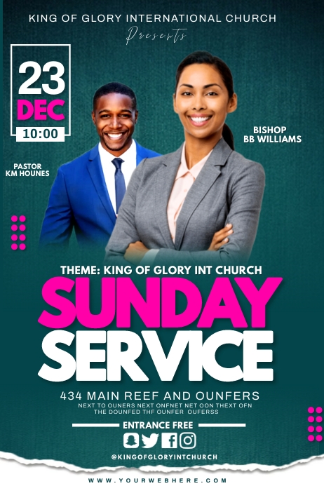 sunday service Template | PosterMyWall