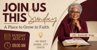 Marron Church Event Gambar Bersama Facebook Template