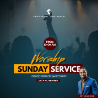 sunday service Template | PosterMyWall