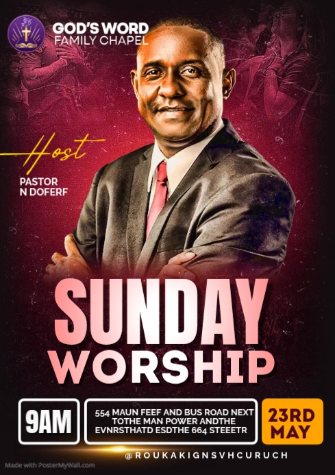 sunday service Template | PosterMyWall