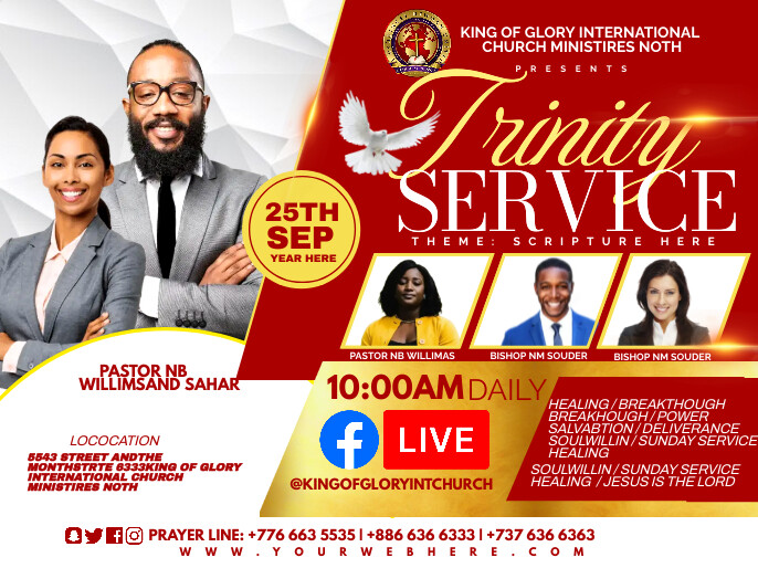 sunday service Template | PosterMyWall