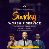 sunday service Template | PosterMyWall