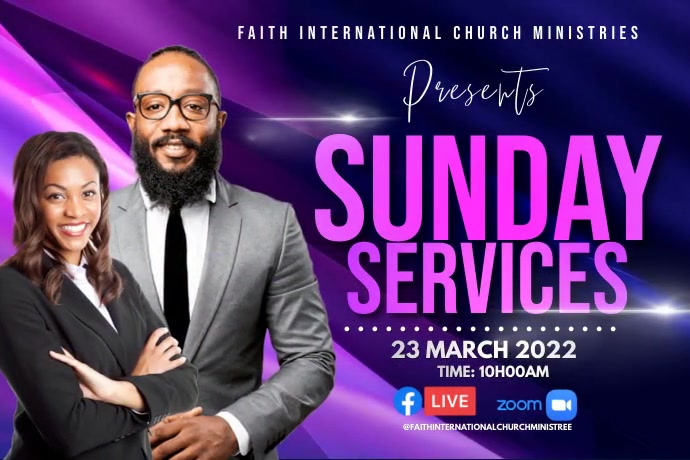 sunday service Template | PosterMyWall