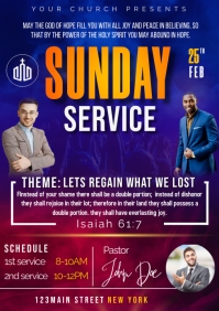 Sunday Service Template | PosterMyWall