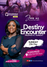 SUNDAY SERVICE A4 template