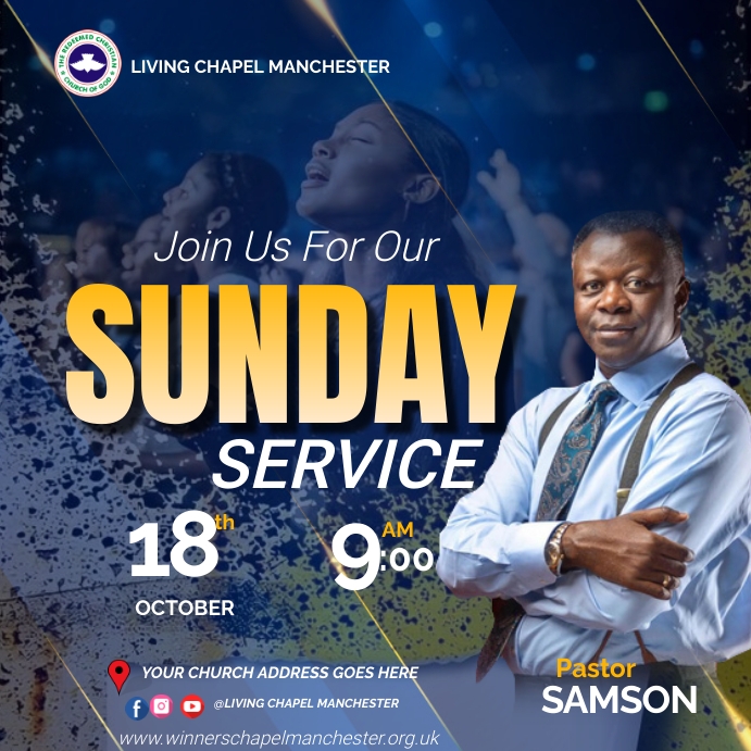 Sunday Service Posts SUNDAY SERVICE Template | PosterMyWall