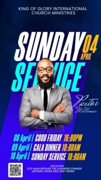 sunday service Instagram Reel template