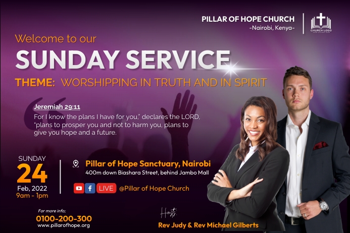 Sunday Service Posts Sunday service Template | PosterMyWall