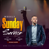 sunday service Template | PosterMyWall