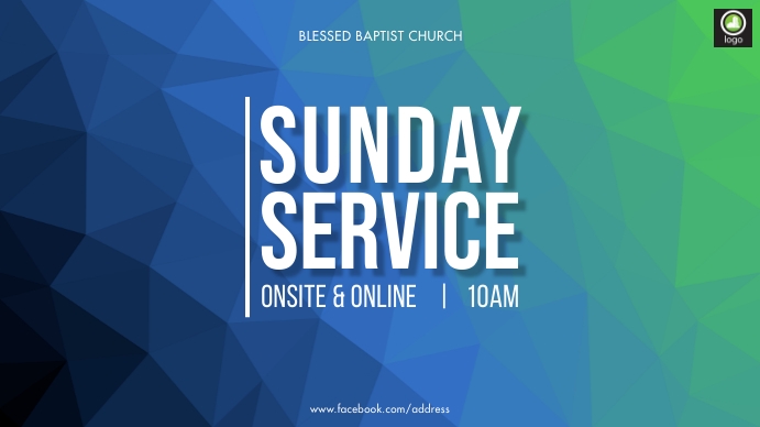 Sunday Service Template | PosterMyWall