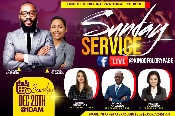 Sunday service Template | PosterMyWall