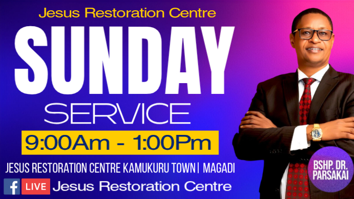 Sunday Church Service Template | PosterMyWall