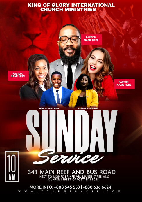 Sunday service Template | PosterMyWall