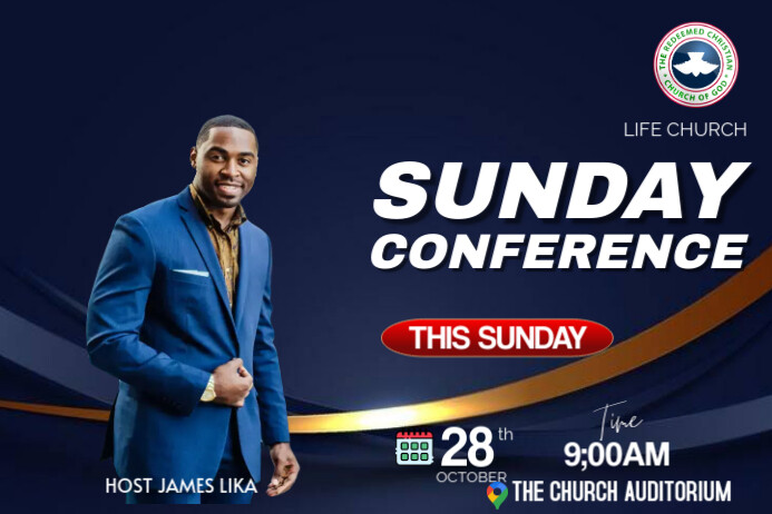 SUNDAY SERVICE Poster template