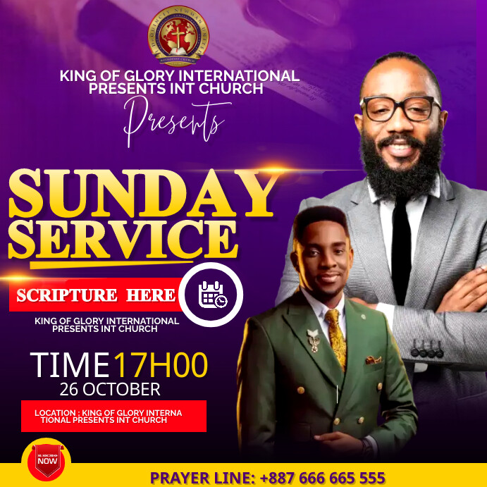 sunday service Template | PosterMyWall