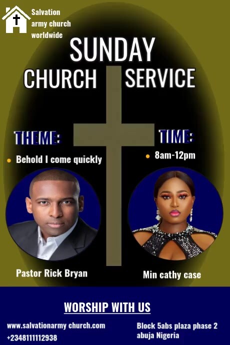 Sunday service Template | PosterMyWall