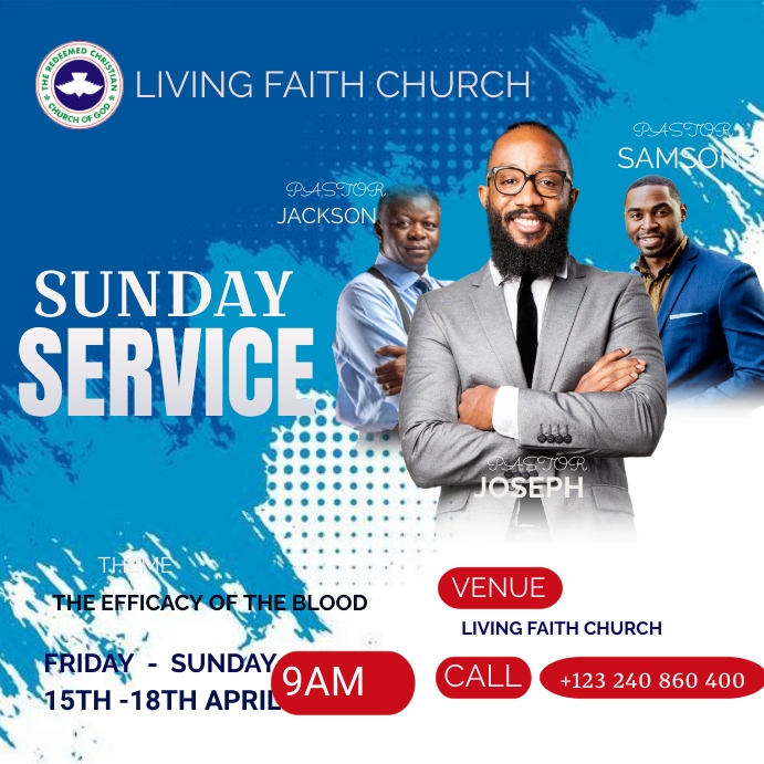 Copy of SUNDAY SERVICE | PosterMyWall