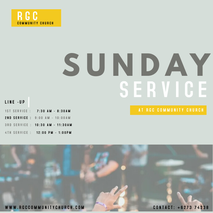 Copy of SUNDAY SERVICE | PosterMyWall