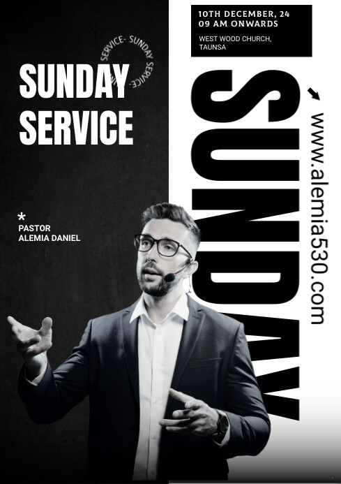 Sunday service Template | PosterMyWall