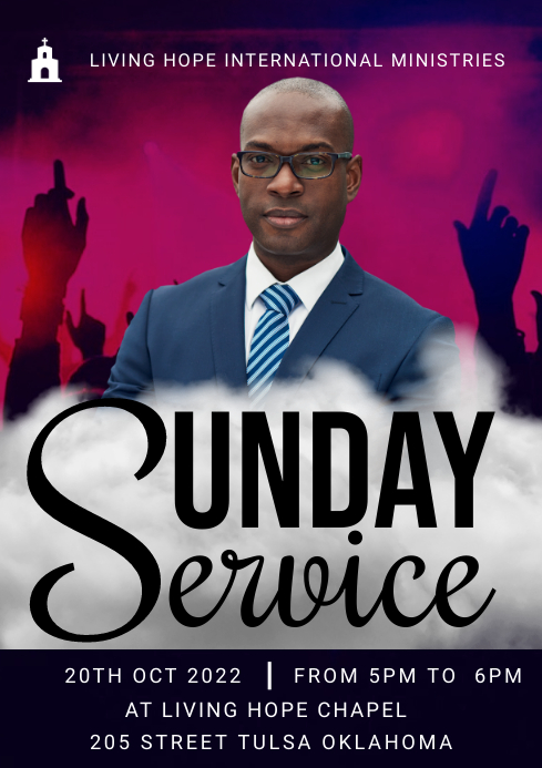 sunday service Template | PosterMyWall
