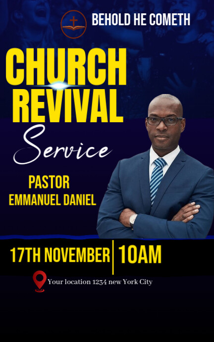 Sunday service Kindle-/bogforsider template