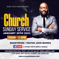 sunday service Template | PosterMyWall