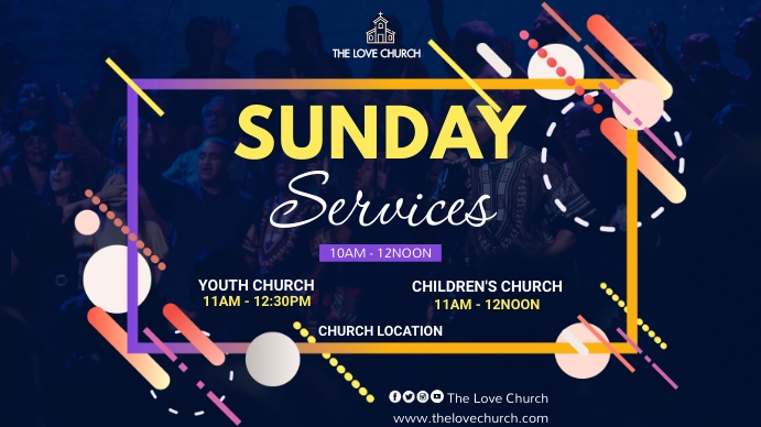 Sunday service Template | PosterMyWall