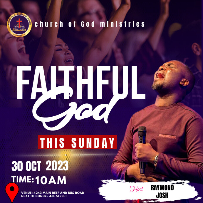 Modèle SUNDAY SERVICE | PosterMyWall