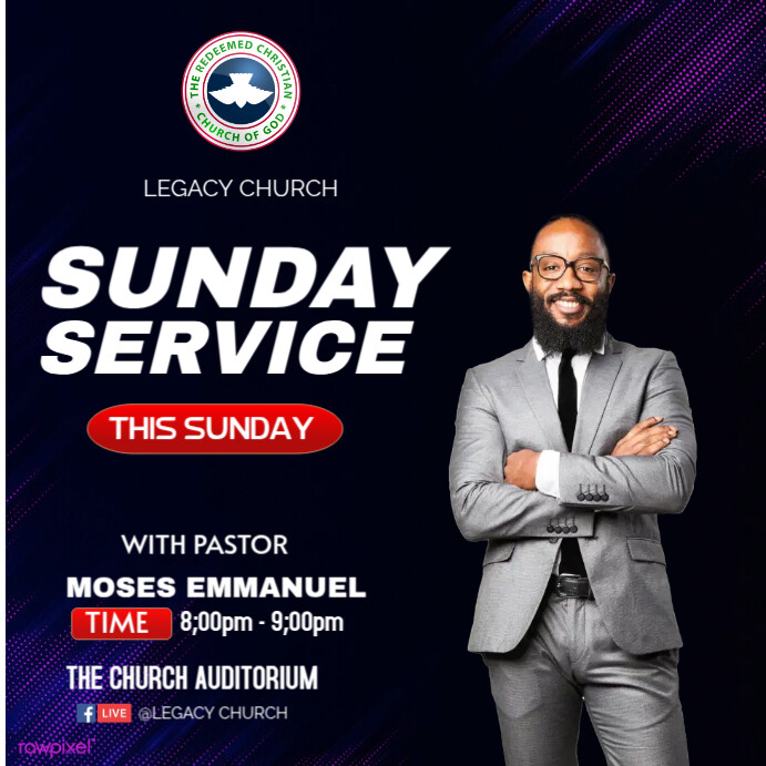 Sunday Service Posts SUNDAY SERVICE Template | PosterMyWall