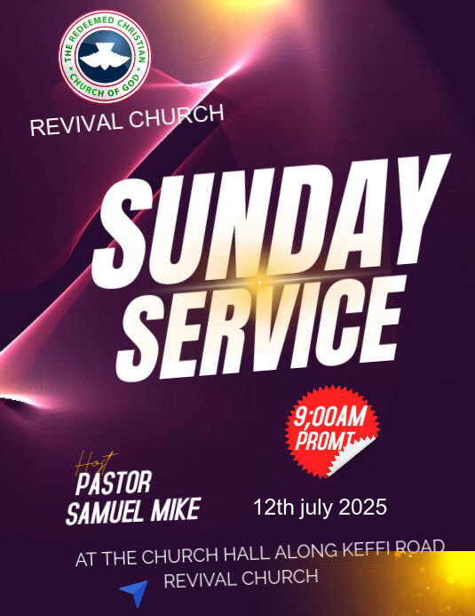 Copy of SUNDAY SERVICE | PosterMyWall