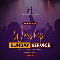 sunday service Template | PosterMyWall