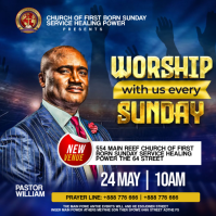 Sunday service Iphosti le-Instagram template