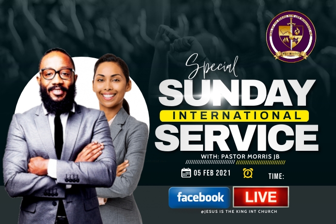 Sunday service Template | PosterMyWall